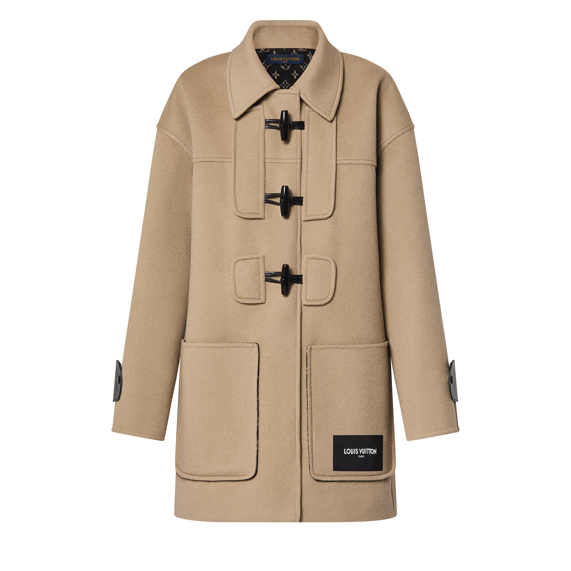 Burberry straight fit hot sale duffle coat